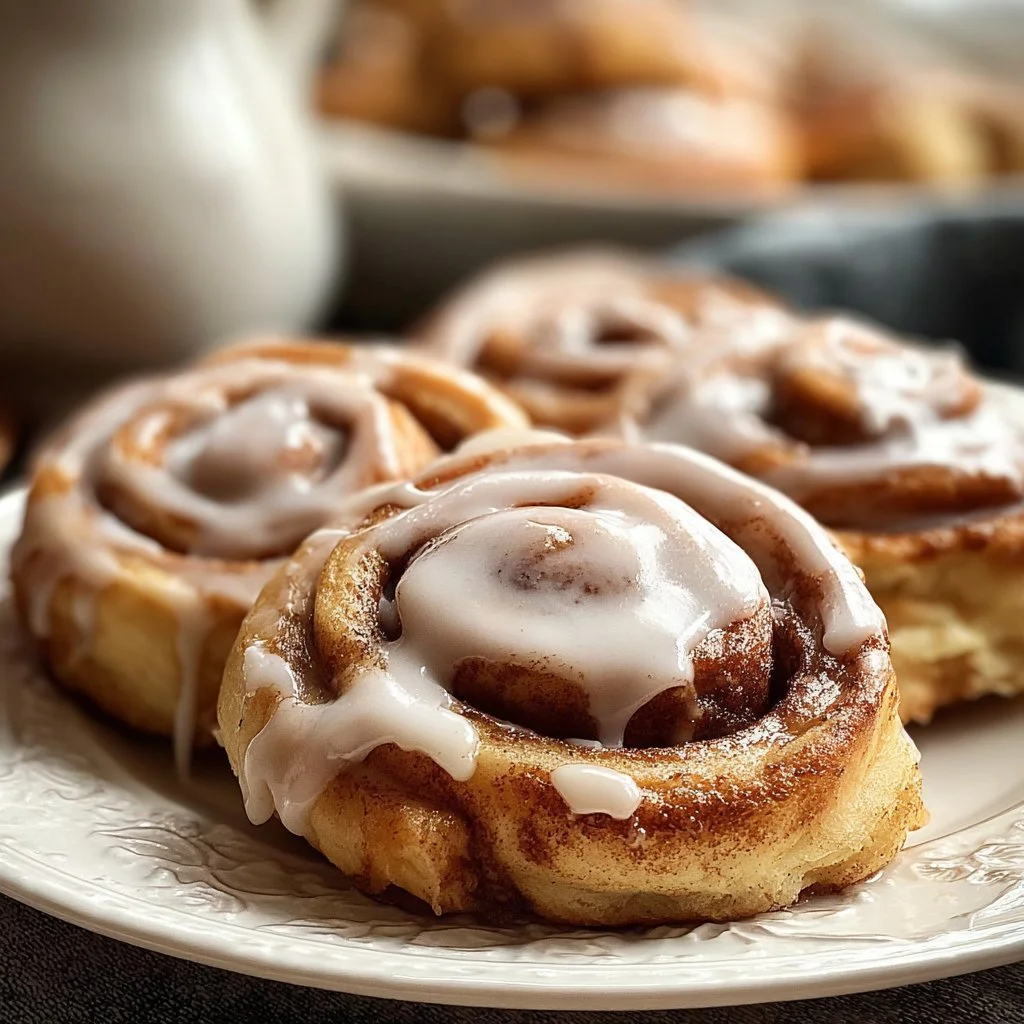 Delicious cinnamon roll cookies fresh out of the oven