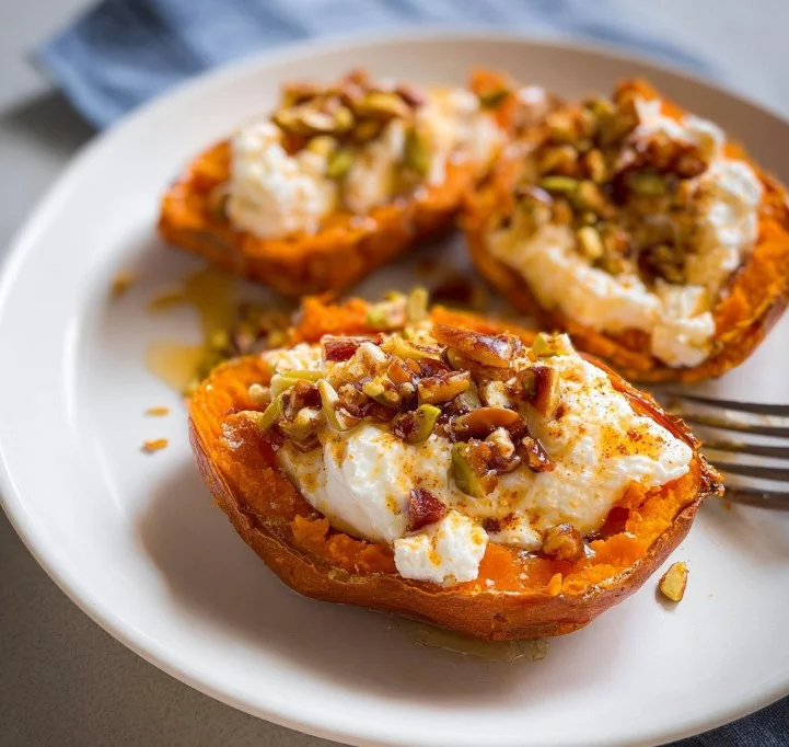 Cottage Cheese Sweet Potatoes