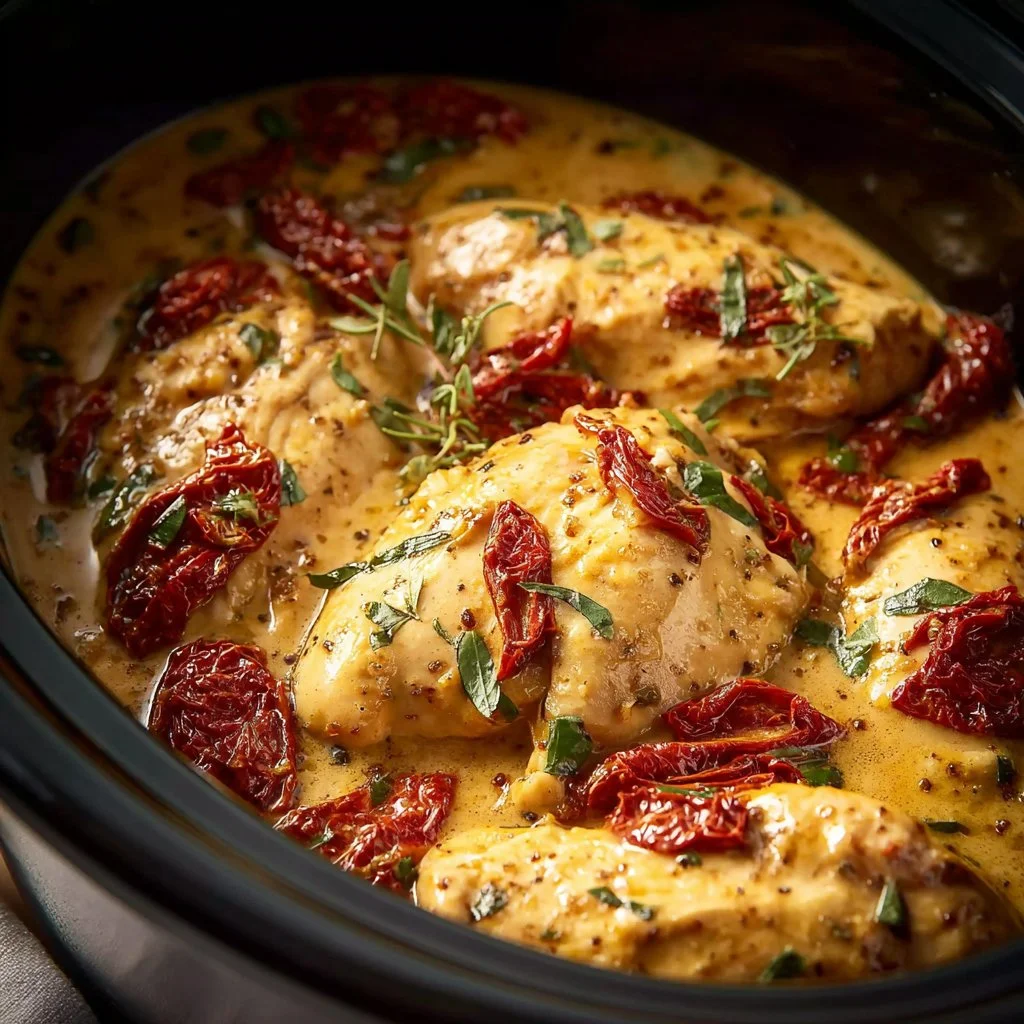 Dump and Go Crockpot Marry Me Chicken recipe