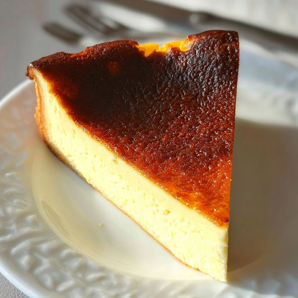 Lemon Burnt Basque Cheesecake