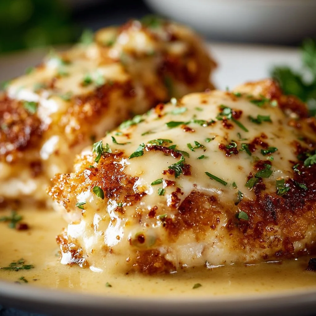 Longhorn Steakhouse Parmesan Chicken served with a side of vegetables