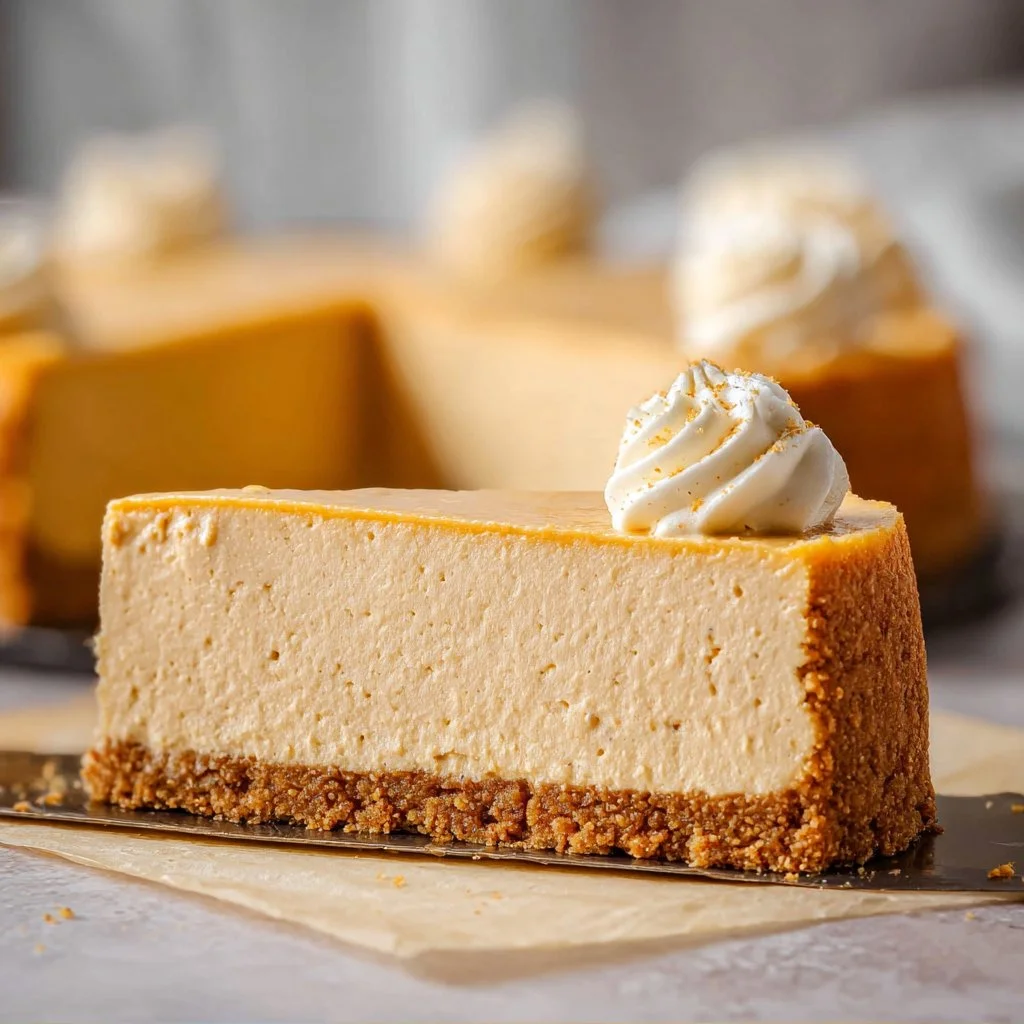 No Bake Pumpkin Cheesecake