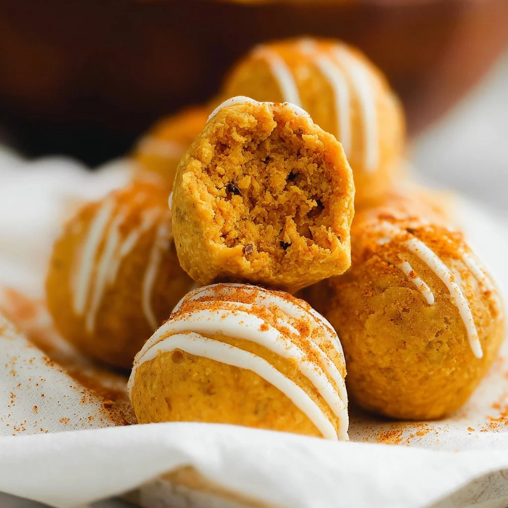 No Bake Pumpkin Cheesecake Balls