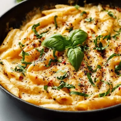 Delicious One Pan Creamy Tomato Pasta ready to serve