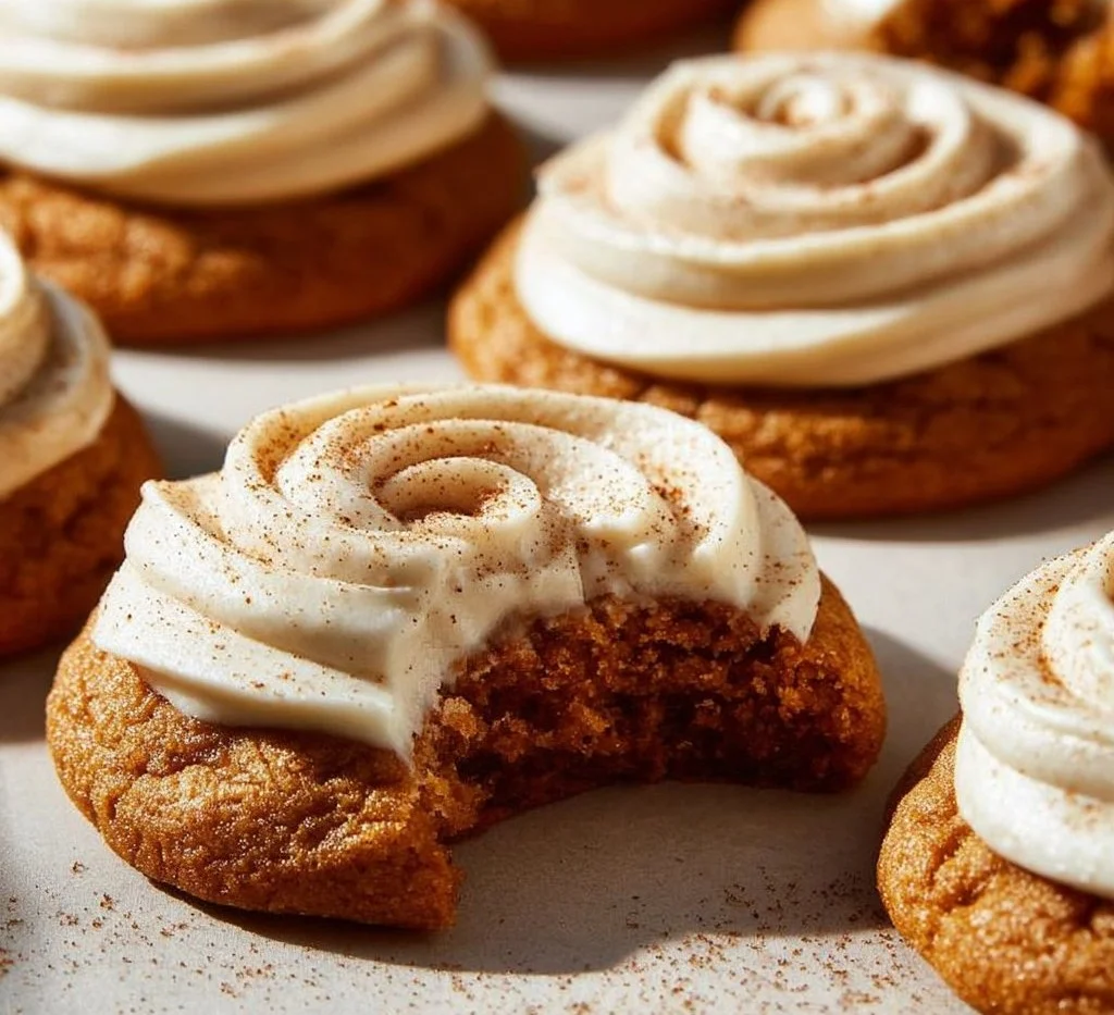 Delicious homemade pumpkin sugar cookies decorated with fall-themed sprinkles.