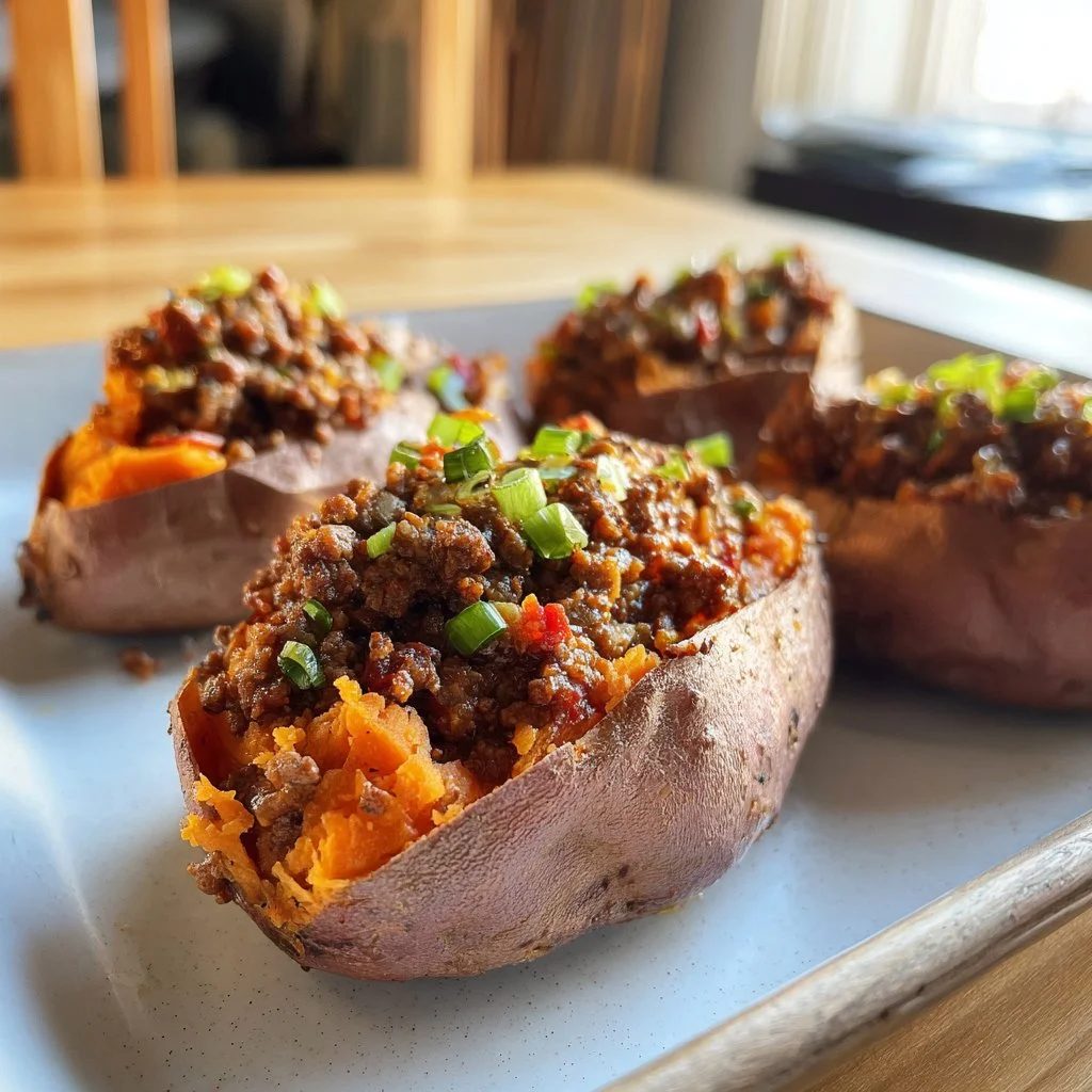 Sloppy Joe Sweet Potatoes