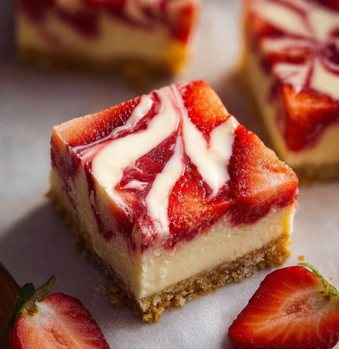 Strawberry Cheesecake Bars