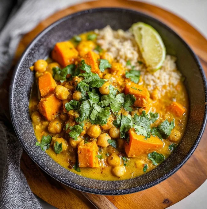 Sweet Potato and Chickpea Curry