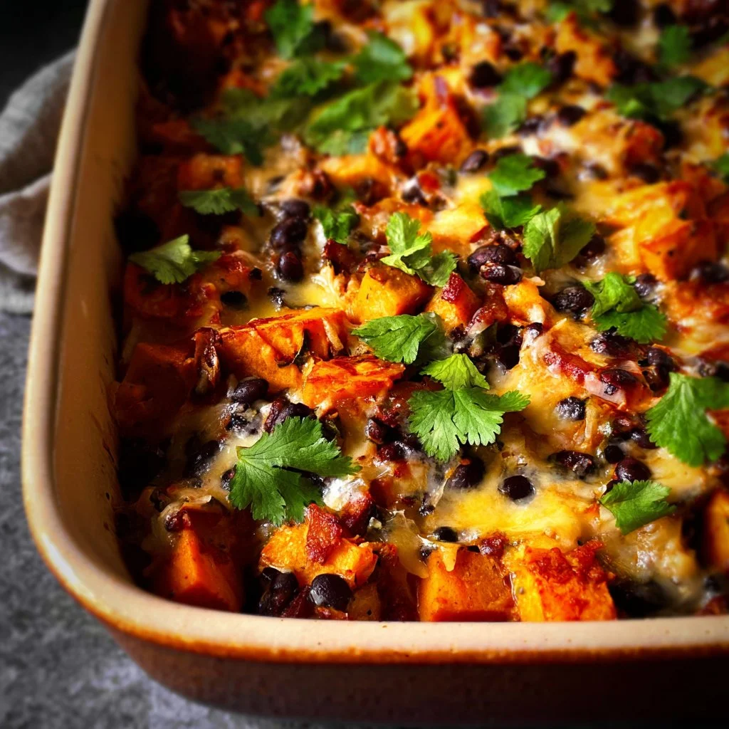 Sweet Potato Black Bean Casserole