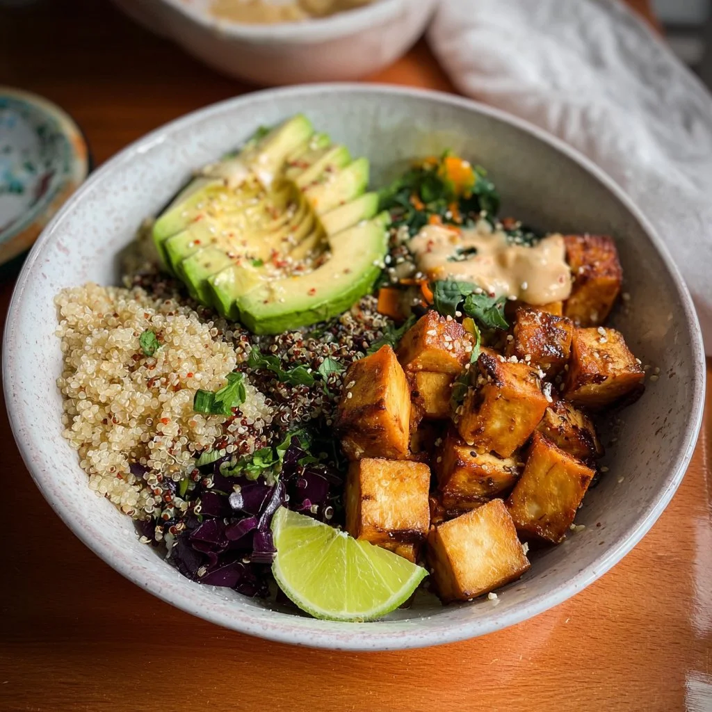 Tofu Quinoa Bowl