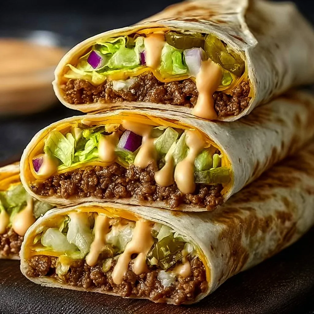 Big Mac Wraps displaying iconic flavors of the Big Mac in a convenient wrap