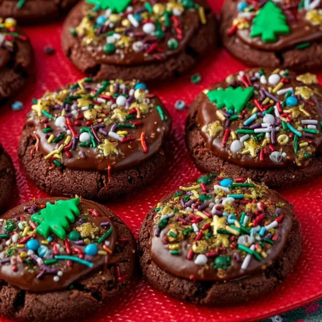 Deliciously baked brownie cookies with rich chocolate flavor and chewy texture