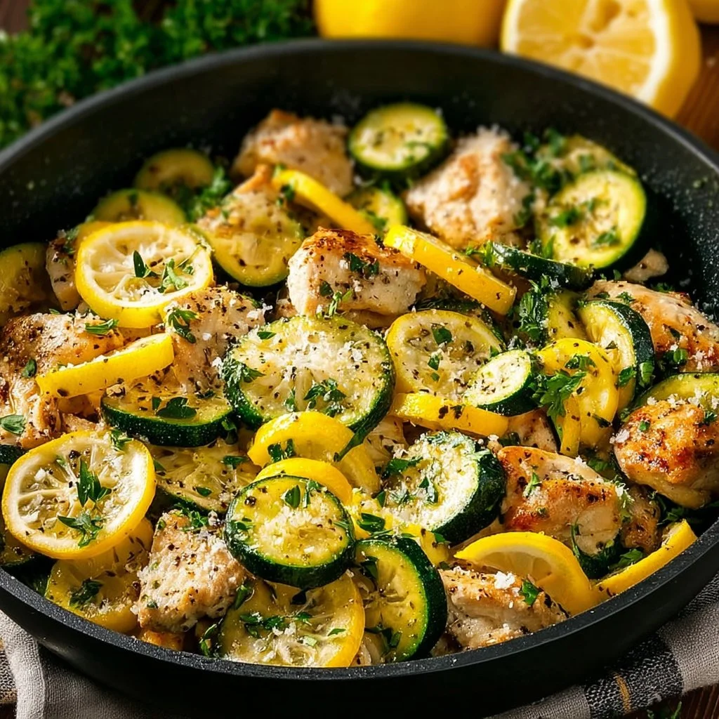 Healthy chicken breast recipe with zucchini and squash for nutritious meals
