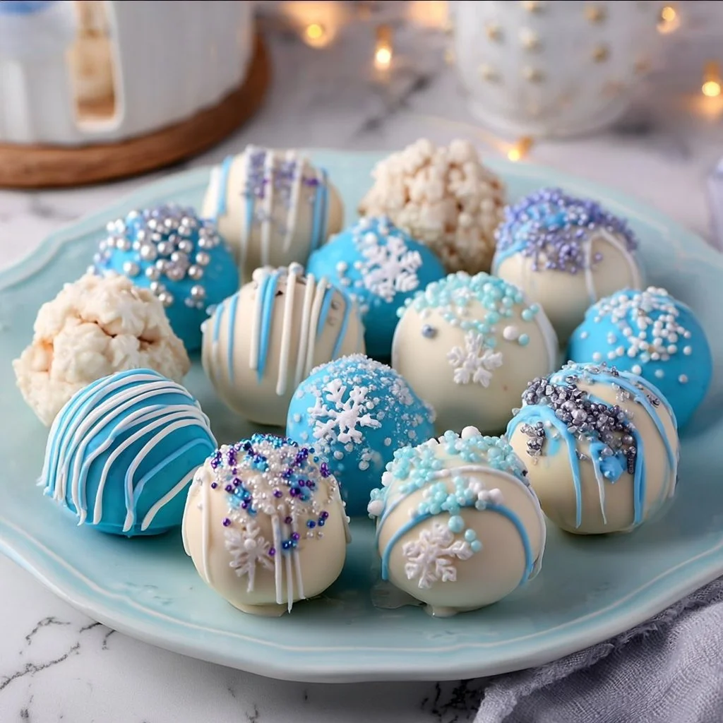 Delicious Holiday Oreo Balls decorated for festive celebrations.