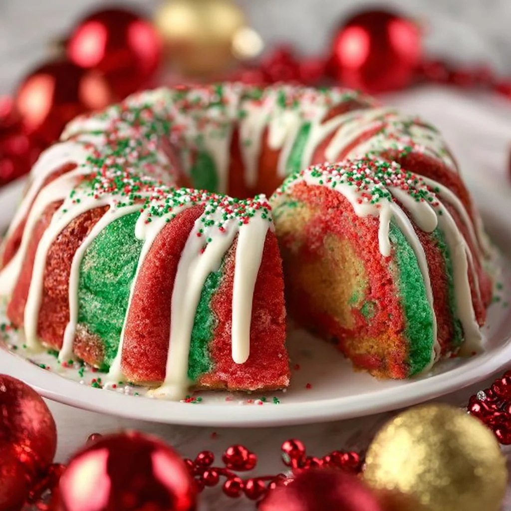 Vibrant rainbow Christmas wreath adorned with colorful decorations