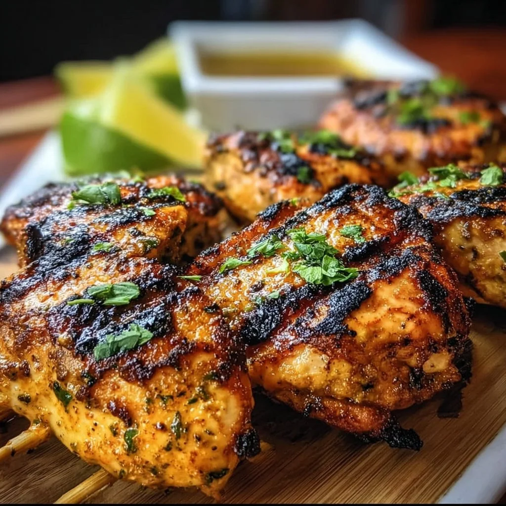 Delicious Key West grilled chicken served on a plate with tropical sides
