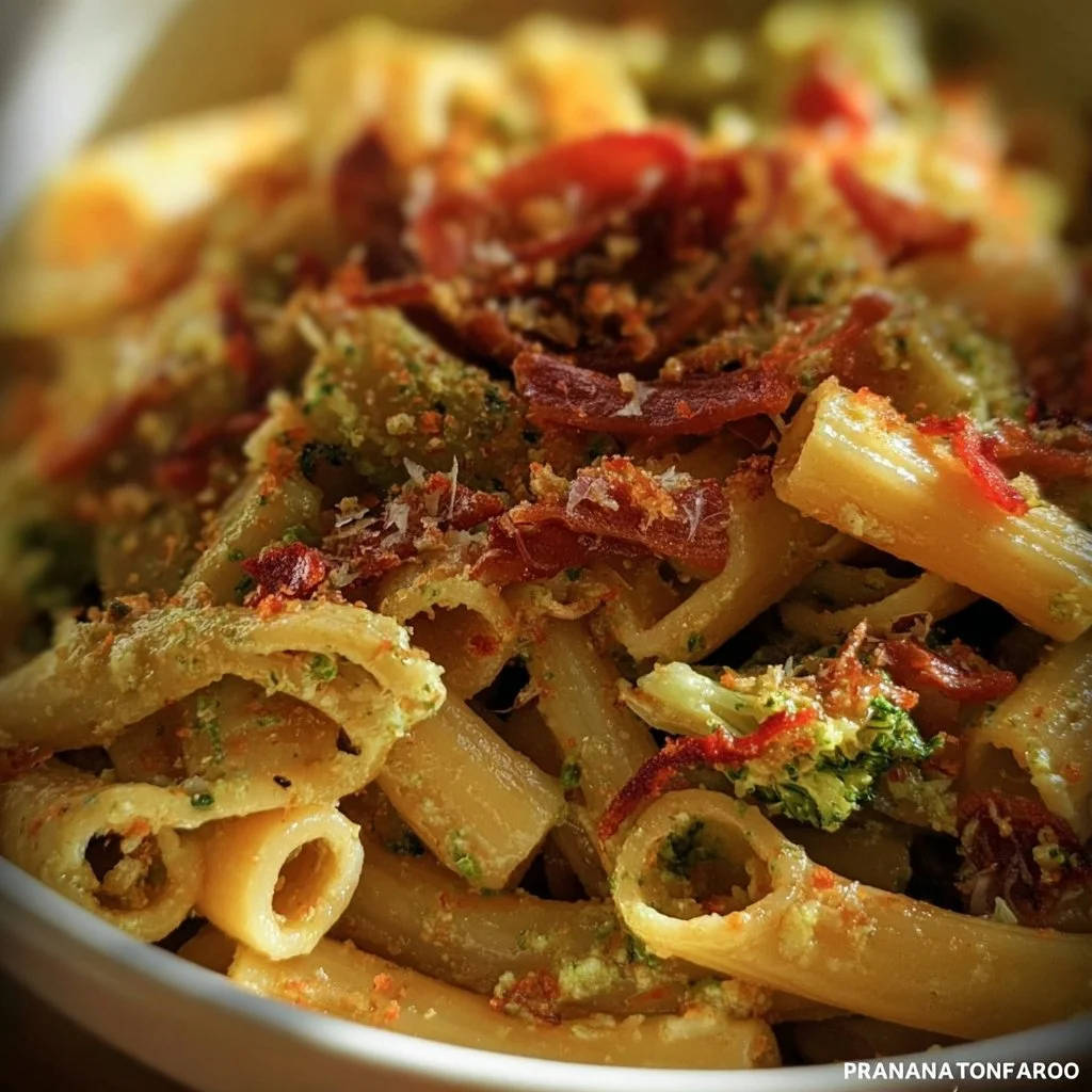 Delicious pasta dish representing culinary traditions through the ages.