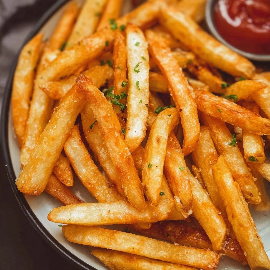 Deliciously crispy Air Fryer French Fries served in a bowl