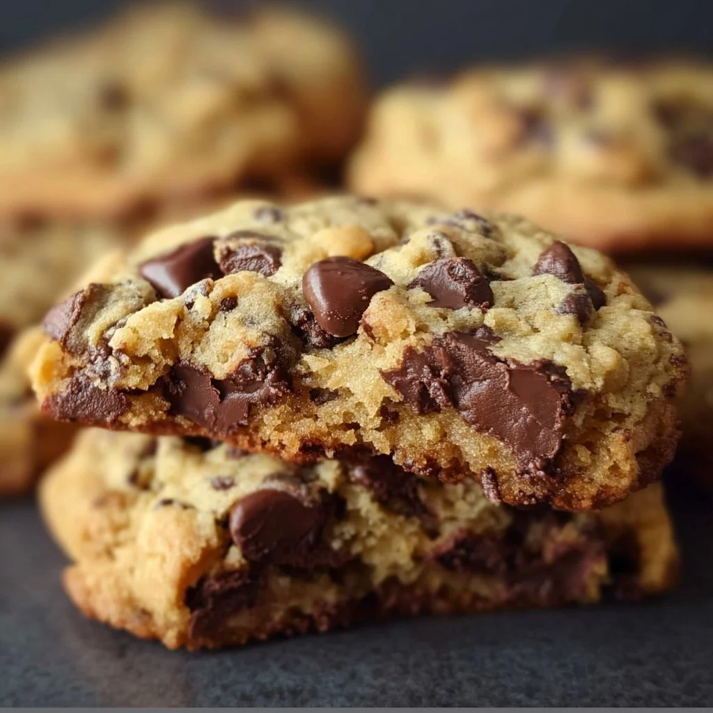 Deliciously gooey and warm Levain cookies fresh out of the oven