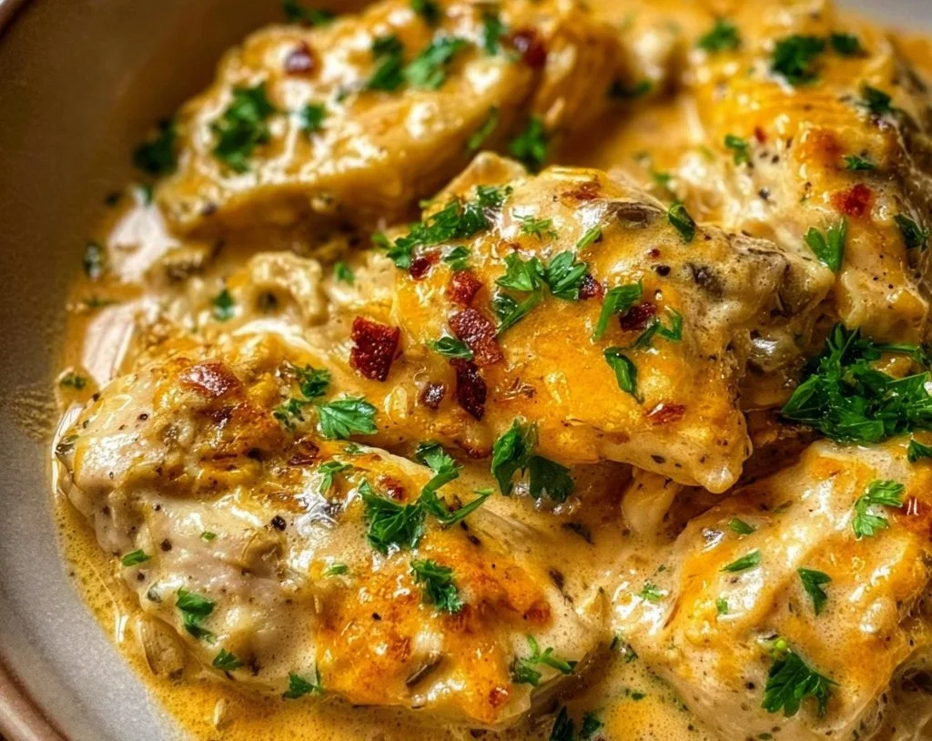 Crockpot Ranch Chicken recipe featuring tender chicken in ranch seasoning