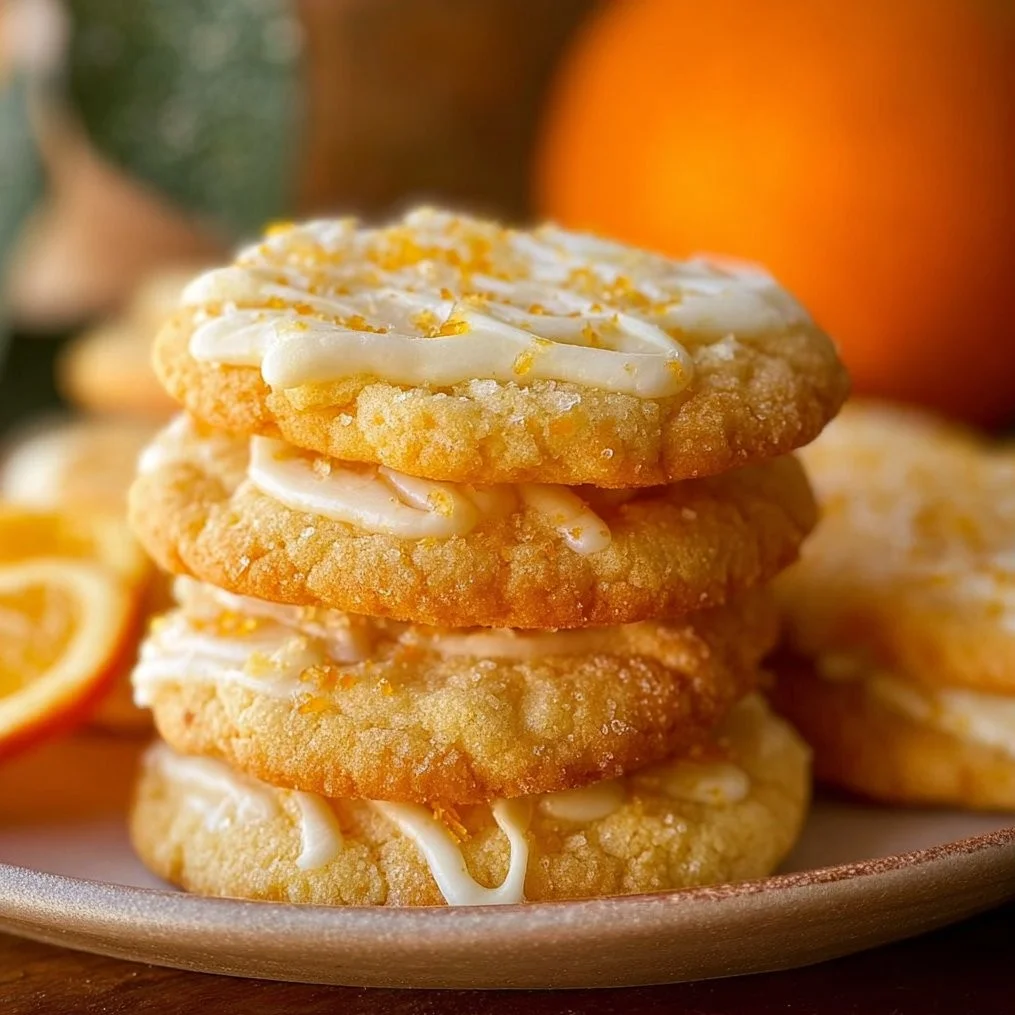 Delicious Creamsicle Orange Cookies with a vibrant citrus flavor