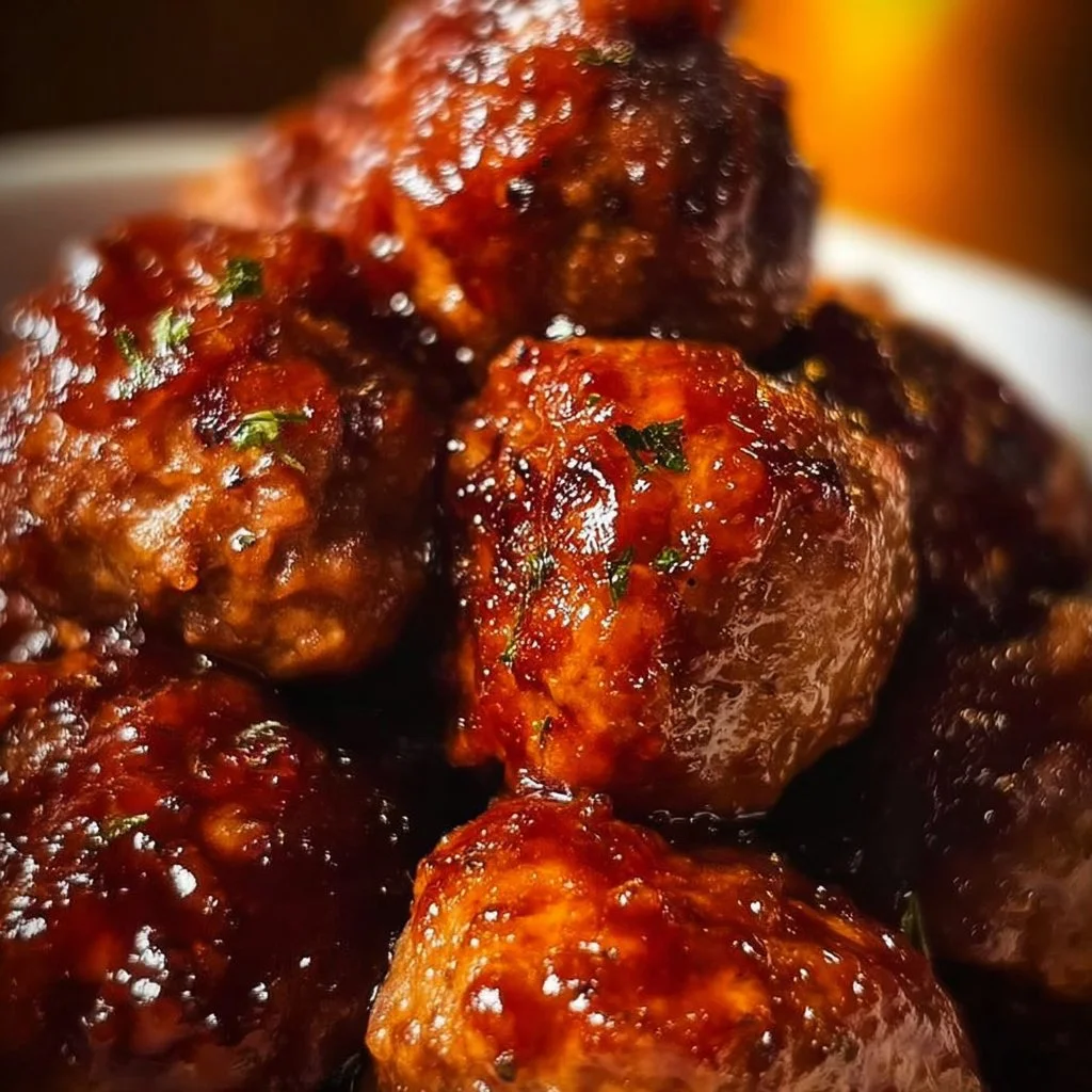 Grape Jelly Chili Sauce Meatballs served in a bowl for a delicious appetizer
