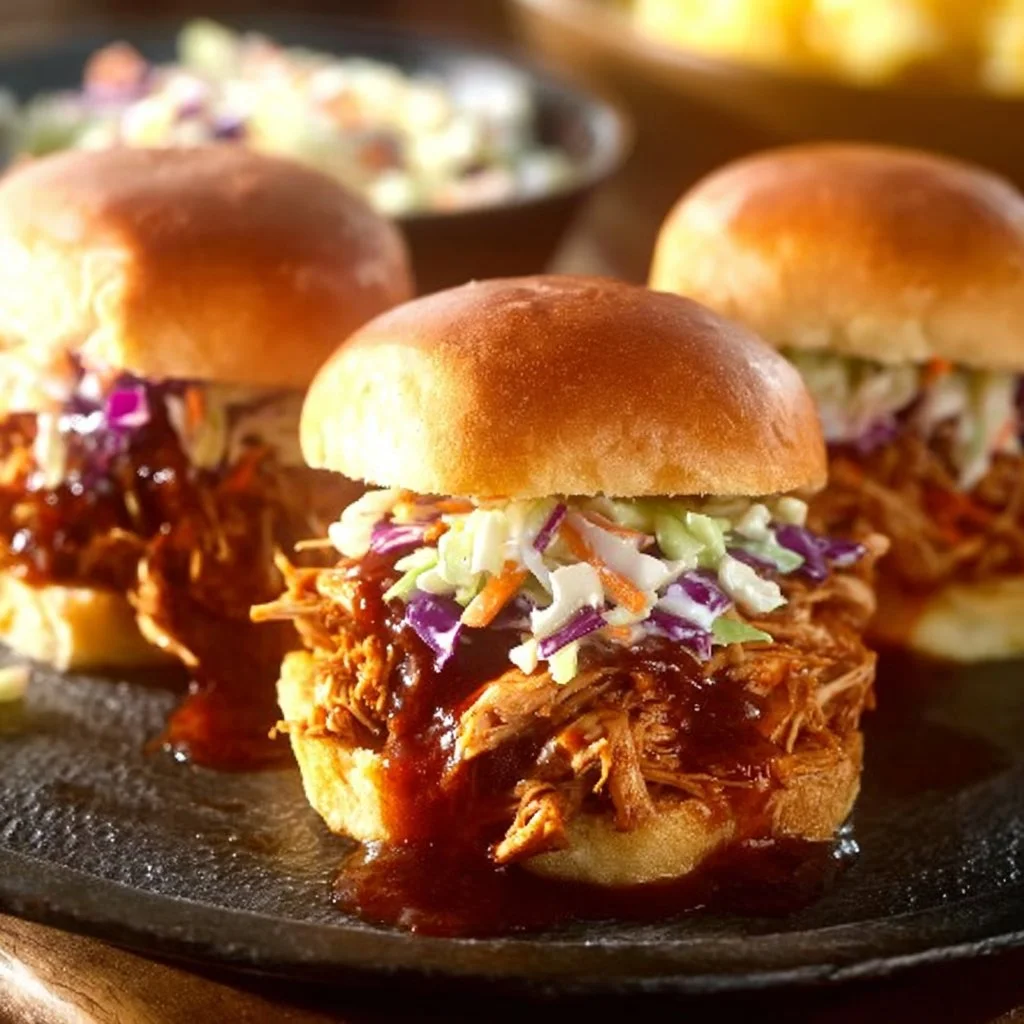 Delicious Slow Cooker Hawaiian Chicken served with tropical fruits