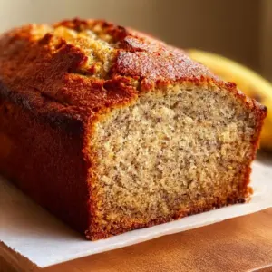 Delicious air fryer banana bread sliced and served on a plate