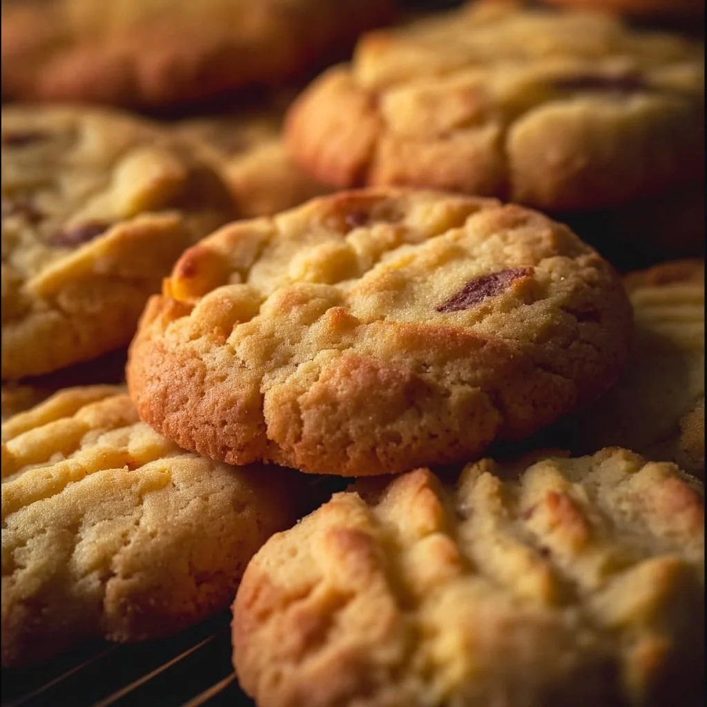 Delicious homemade condensed milk cookies on a cooling rack