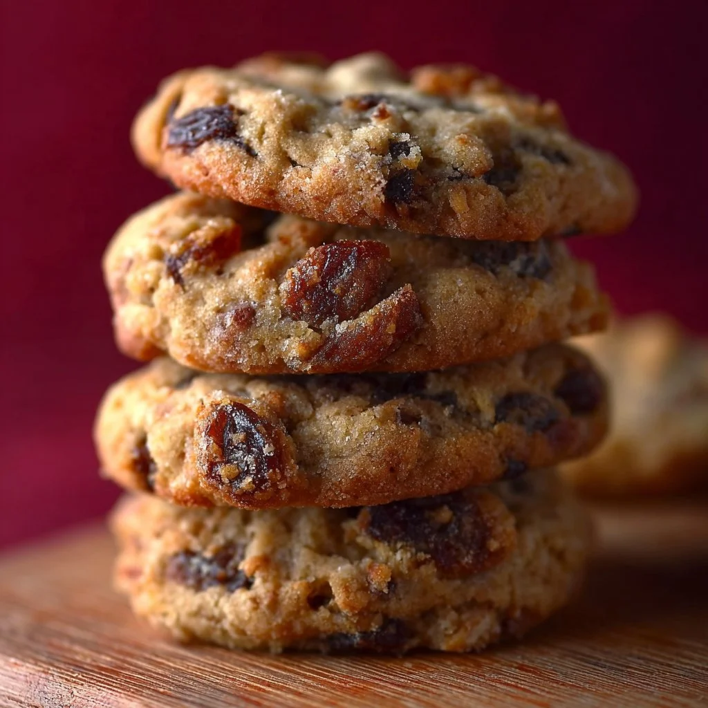 Homemade date cookies on a plate, showcasing delicious and wholesome ingredients.
