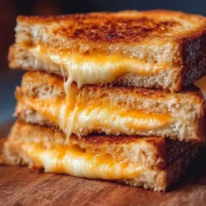 Crispy air fryer grilled cheese sandwich with melted cheese and golden brown bread