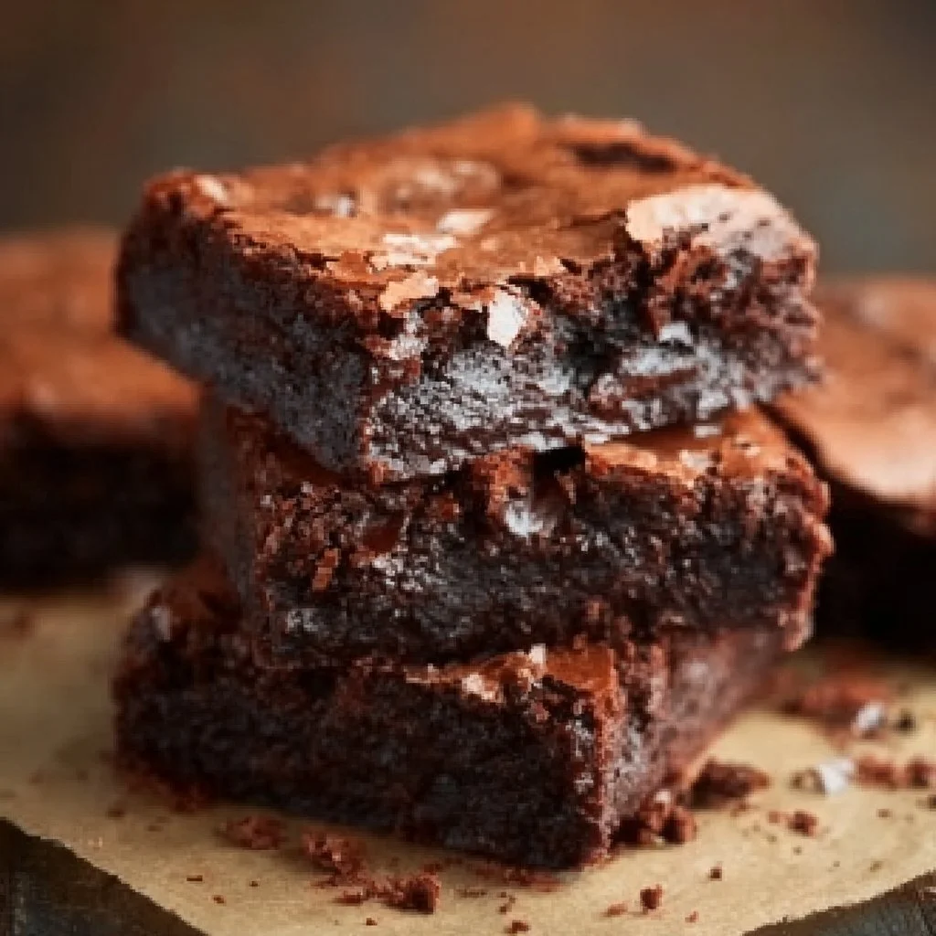 Deliciously fudgy brownies, rich and chocolatey dessert treat.