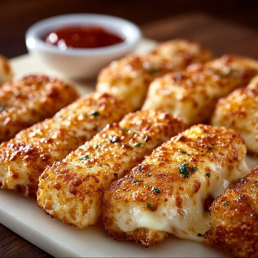 Irresistible Pizza Hut cheese sticks served with marinara sauce