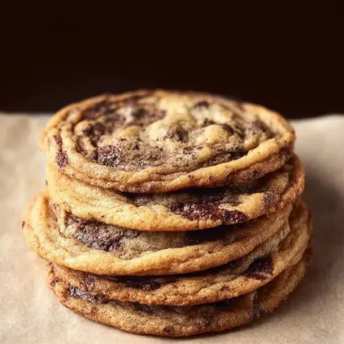 Delicious pan-banging chocolate chip cookies fresh out of the oven
