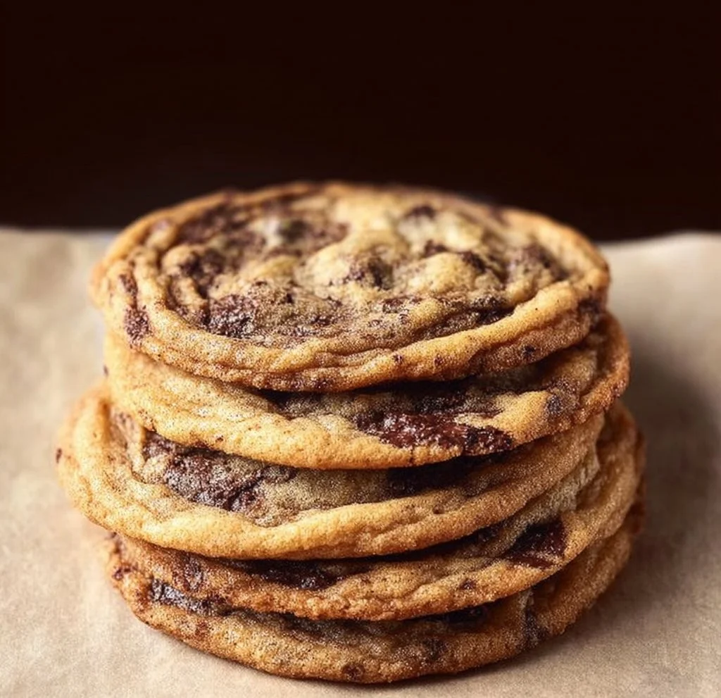 Delicious pan-banging chocolate chip cookies fresh out of the oven