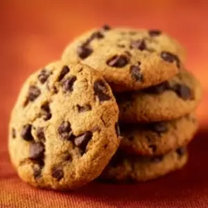 Weight Watchers 1 Point Chocolate Chip Cookies on a plate