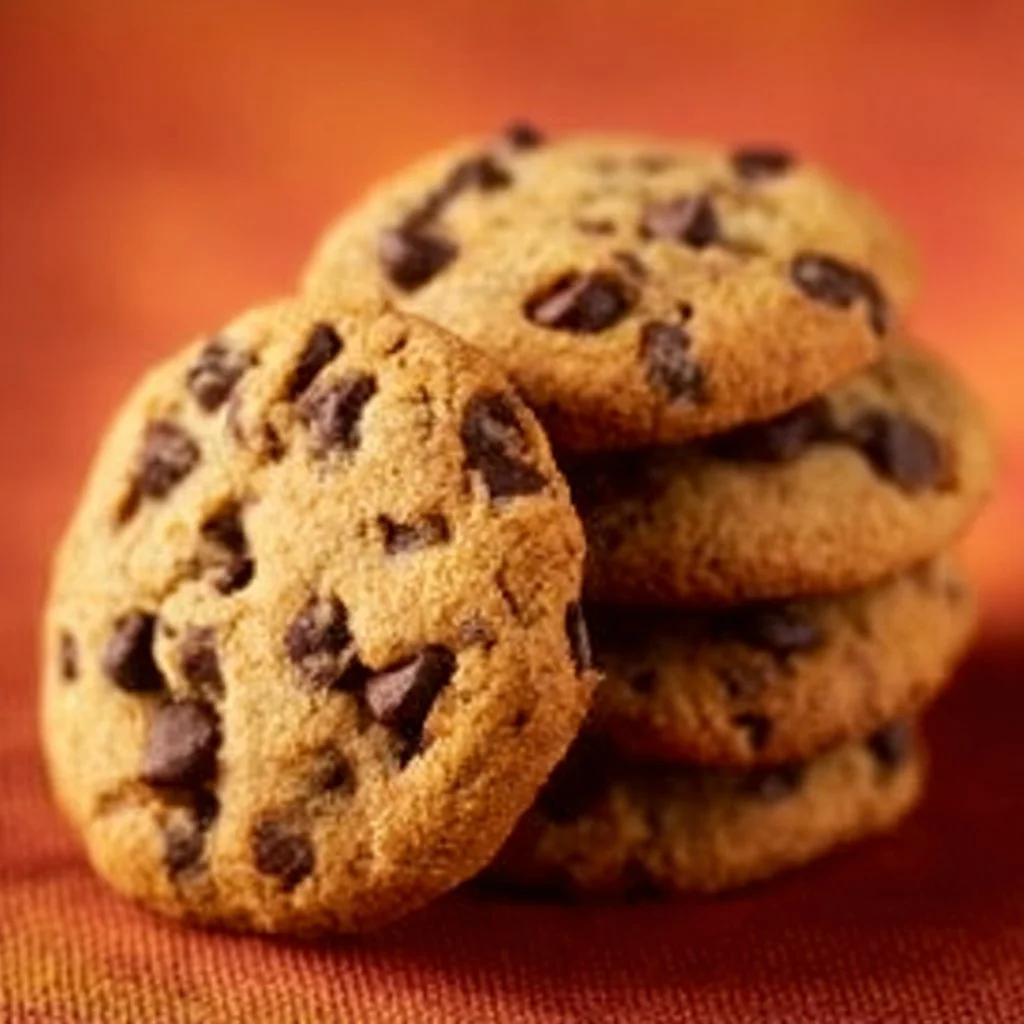 Weight Watchers 1 Point Chocolate Chip Cookies on a plate