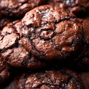 Delicious brownie cookies with chocolate chunks on a plate
