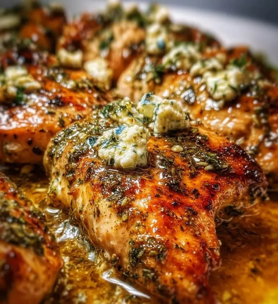 Greek chicken with lemon and feta served on a plate