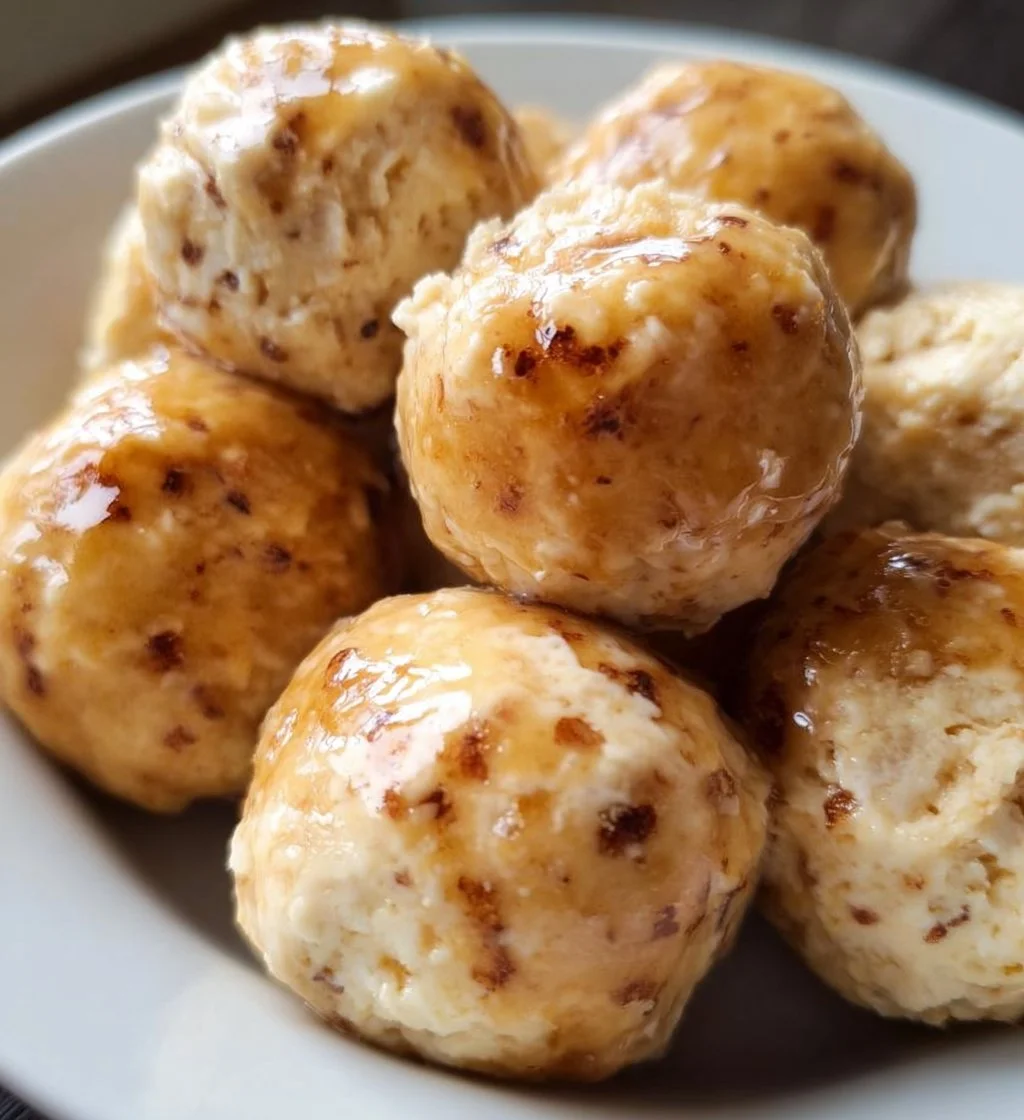 Healthy cottage cheese protein balls for a nutritious snack