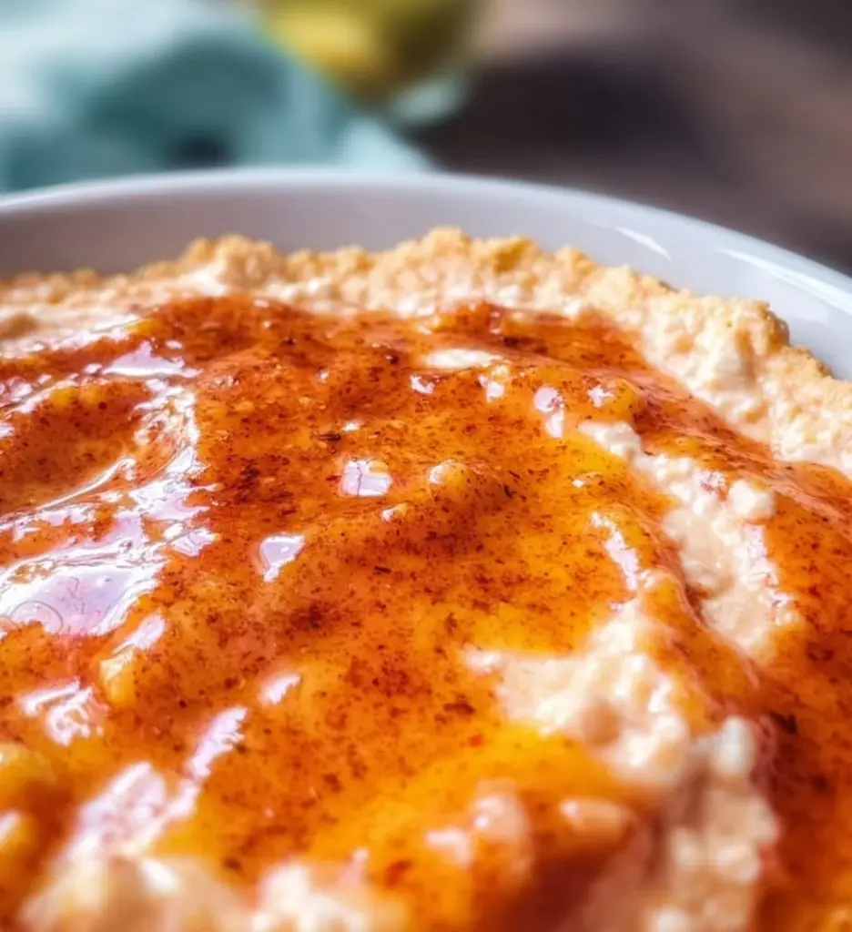 Creamy cottage cheese taco dip served in a bowl with tortilla chips