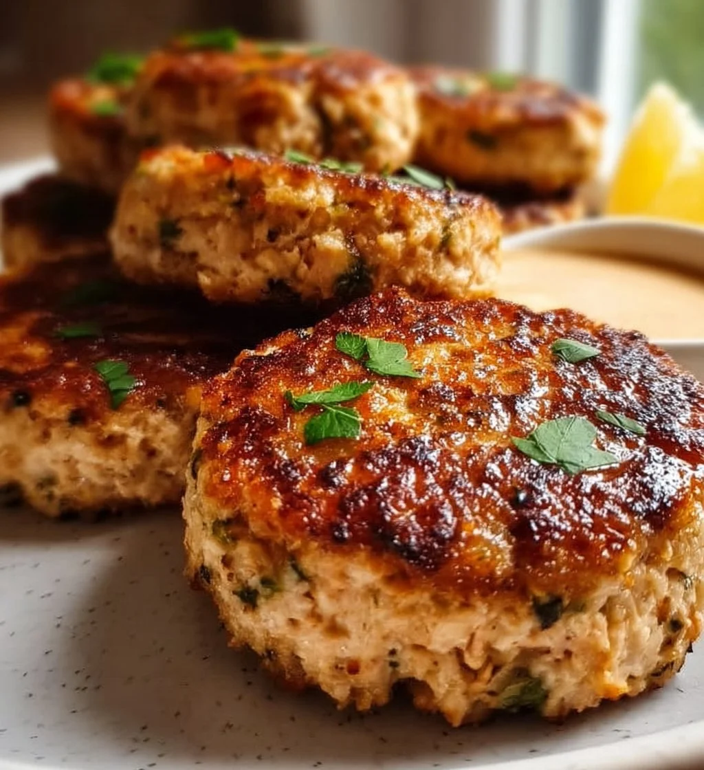 Delicious Cottage Cheese Tuna Cakes served on a plate