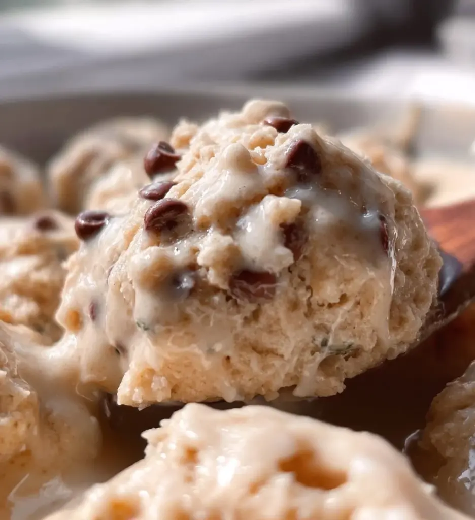 Creamy cottage cheese cookie dough, a healthy and delicious dessert option