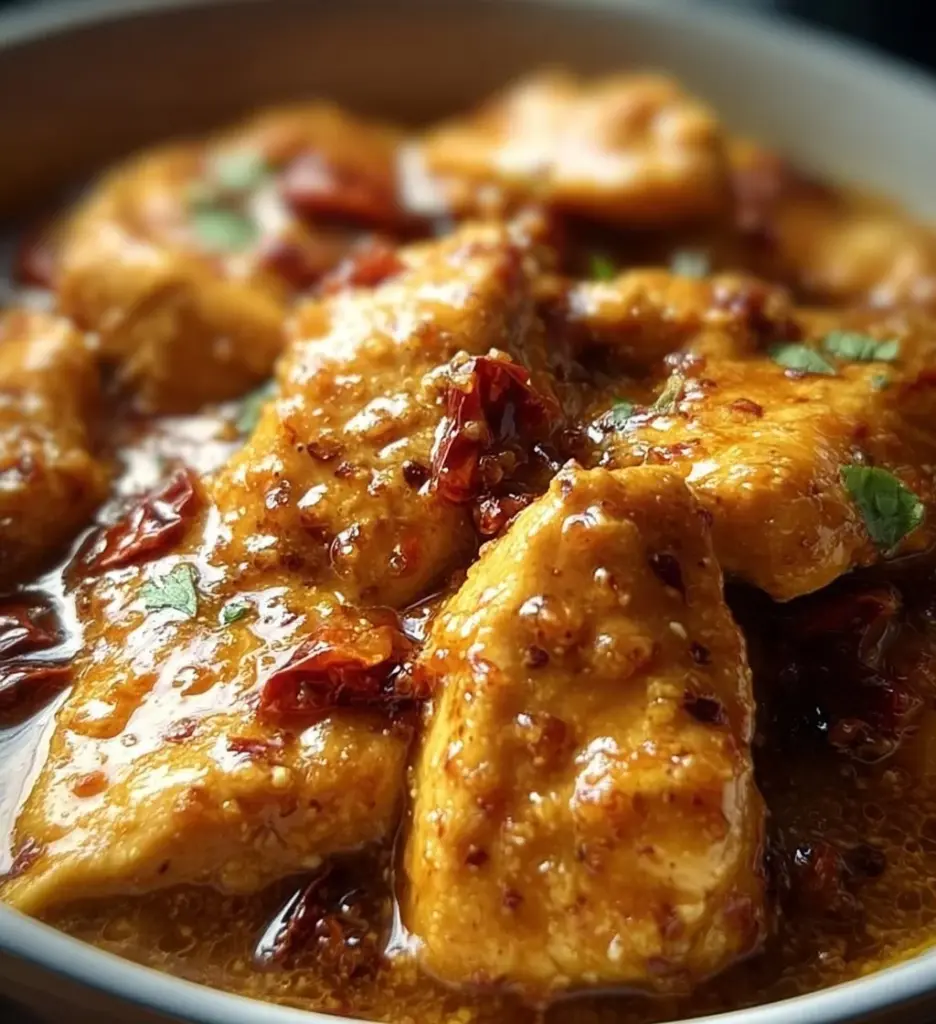 Crockpot Marry Me Chicken recipe with creamy sauce and herbs