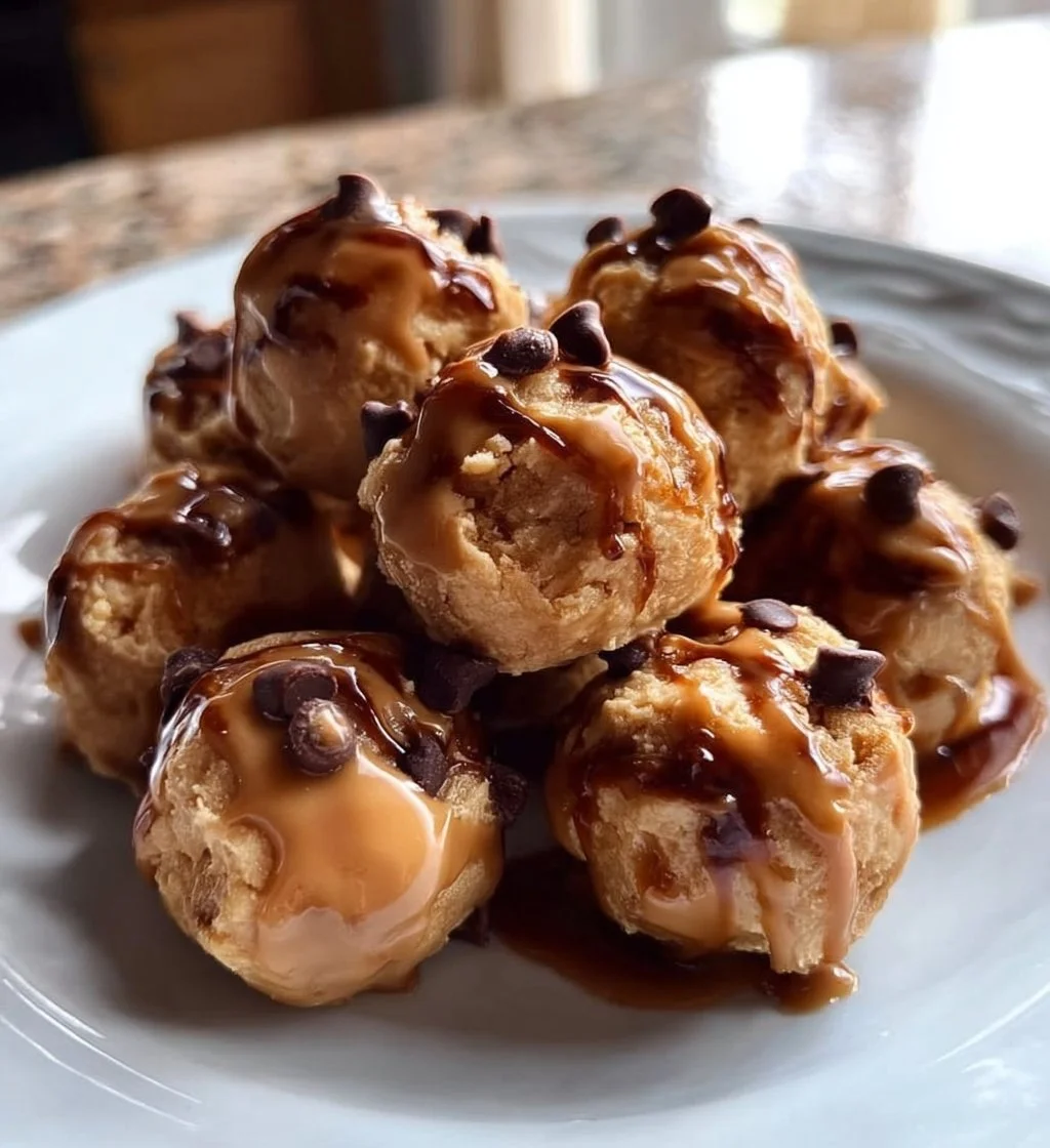 Frozen Greek Yogurt Peanut Butter Bites, a creamy and healthy frozen treat