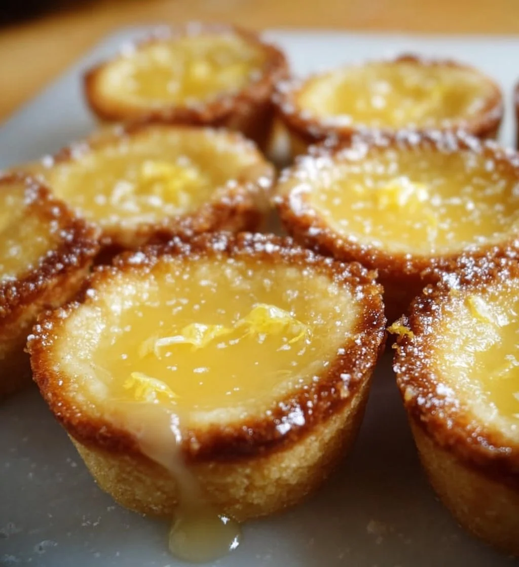 Lemon bar cookie cups topped with lemon zest served on a white plate