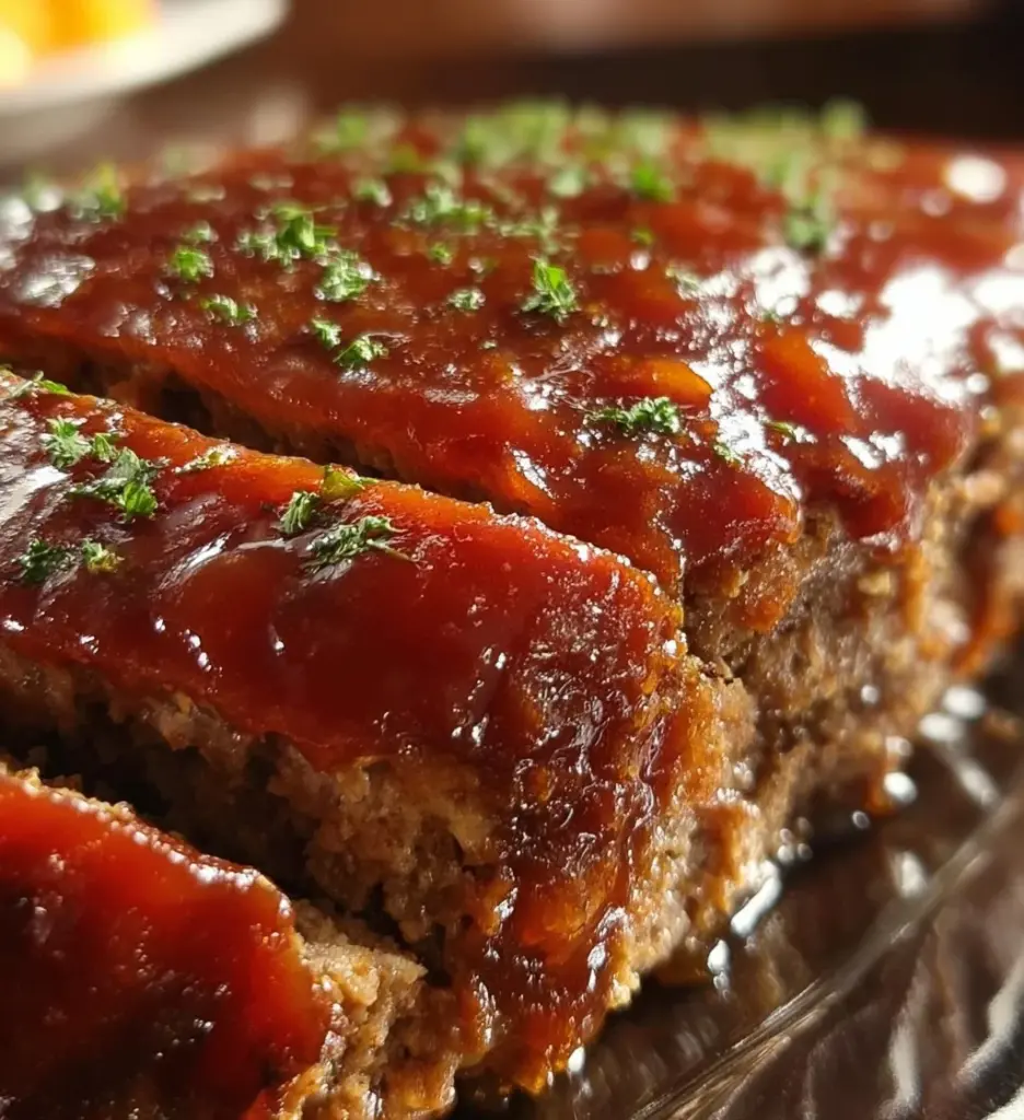 Paula Deen's flavorful meatloaf served with mashed potatoes