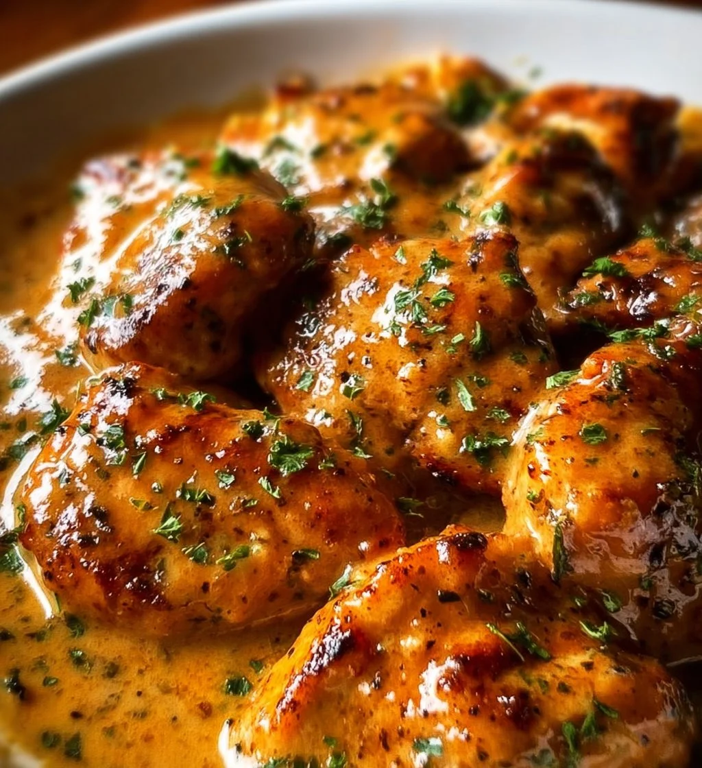 Delicious Butter Chicken Skillet from Texas Roadhouse served with spices.