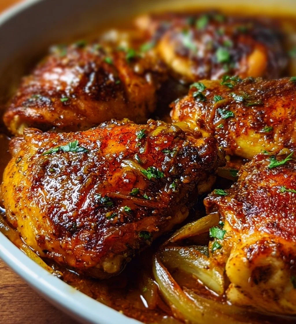 Braised Catalina Chicken served with vegetables