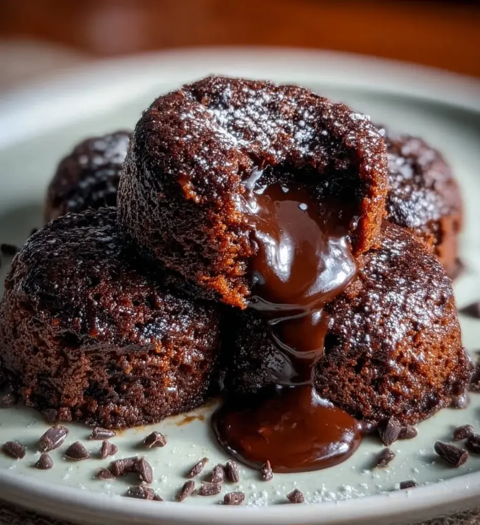 Decadent Chocolate Lava Cake with a molten chocolate center